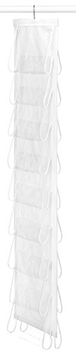 WhitmorWhite Hanging Shoe File, Clear