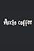 Produktbild Accio Coffee Journal: Lined Notebook, 120 pages, 6”x9”, black and white funny HP quote, Journal for Women (Journals to write in)