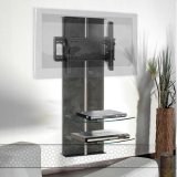 Preisvergleich Produktbild Wandsäule mit Ablagen für Plasma LCD Monitore Premium