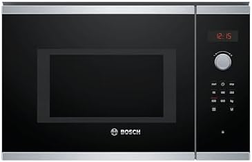 Bosch BFL523MS0 Serie 4, Microonde da incasso, Schermo LED, 20 l, 800 W, Acciaio Inox.