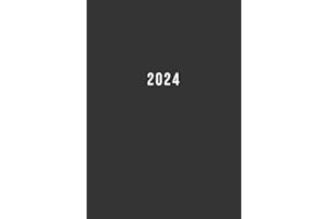 2024: Agenda Settimanale Con Orari 5:00 - 23:00 | Vista Verticale | 1 Settimana Su 2 Pagine | 12 Mesi Planner Intempo | Formato A4 | Diario Caledario Appuntamenti Agenda Giornaliera | Grigio