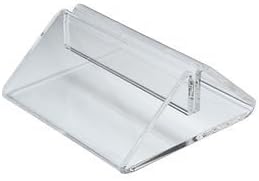 Pack Of 5 X Clear Plastic 70mm Perspex Tent Type Menu Poster Card Holders 3426