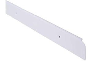 BULK HARDWARE Merriway BH04364 Worktop Trim End Cap, 30 x 630 mm - White