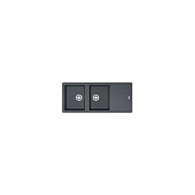FRANKE Evier 2 bacs + 1 égouttoir GEMINI GMD621 / Gris anthracite