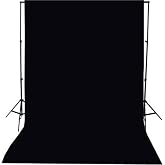 black screen-siyah fon perde (2x3m)-% 100 PAMUK
