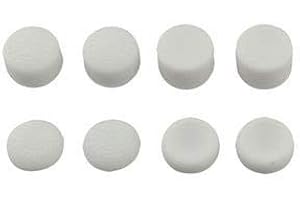 Guardz 8 x White Performance Controller Joystick Analog Thumbstick Thumb Grip Cap Extender for Playstation 4 PS4 Playstation 5 PS5 Xbox