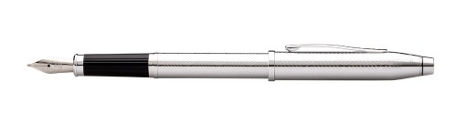 Cross Century II Chrome Herringbone Fountain Pen