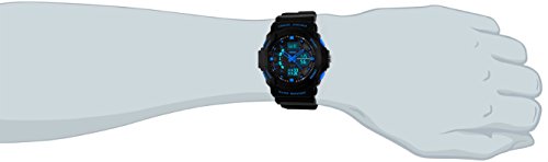 Kinderuhr-Jungen-Mdchen-Sport-Armbanduhr-Digital-Analog-50M-Wasserdicht-Wecker-Dual-Display-Zeitzone-Datum-Uhr-Chronograph-Multifunktion-Outdoor-Stoppuhr-mit-Schwarz-Gummiband