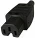 Produktbild MicroConnect - Netzanschluss - IEC 60320 C15 Gerade - 250 V - 10 A - Schwarz