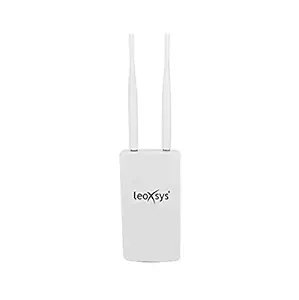 LEOXSYS Outdoor 4G LTE CPE WiFi Router 4G Mobile Hotspot LAN 1 Dual Antenna 4G IP66 Waterproof Home Gateway with 4g/3g/2g Sim Card Support LEO-300N-4G-OC (Indoor)