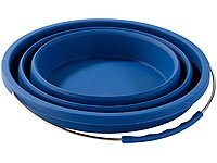 Rosenstein & Söhne Faltbarer Silikon-Eimer, 7 Liter - 5