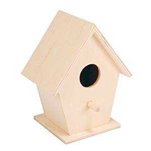 Vogelhäuschen, Nistkasten zum Bemalen