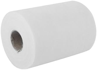 Fhouses Simple style net yarn roll wedding mesh party decoration durable skirt fabric (white)