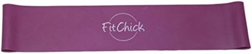 FitChick Booty Band Get Toned Quick Perfect, Home Gym Portable, 3 Different Tension Levels ,Purple