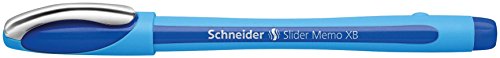 Schneider Slider Memo XB Kugelschreiber (Kappenmodell) 10er Packung blau - 5