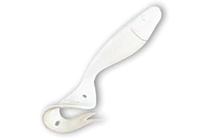 DELALANDE Leurres Souples Virgule Sandra - 9Cm - 7,35G - 10 Blanc