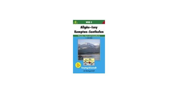 Amazonfr Carte De Randonnée Allgäu Isny Kempten - 