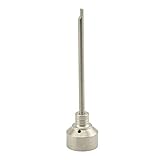 Tamaño: 89 mm de diámetro. Klinkamz - Clavo de titanio GR de 2 carbohidratos con un agujero de 89 mm para tubo de agua de vidrio