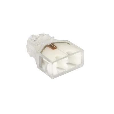 Eurohm Eur'Ohm - Lot de 100 - Connexion rapide - 2 entrées - Blanc