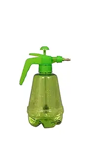MH-Garden Pump Pressure Sprayer, Lawn Sprinkler, Water Mister, Spray Bottle for Herbicides, Pesticides, Fertilizers, Plants Flowers 1.2 Liter (Green)-2Pcs