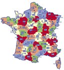 Image de Carte routière : Gard - Hérault, N° 11339