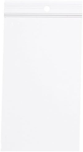 Elkay FP20305 2 mil Polypropylene Seal Top Bag with Hang Hole, 3" x 5", Clear (Pack of 1000)