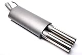  EVOG3E276; Tubo de escape silencioso de acero para V. Golf 4 Cabriolet 1E de 1991 a 2002