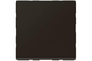 Legrand 079111L Mosaic Interrupteur ou Va-et-Vient, 10AX, 250V, Easy-Led, 2 Module, Noir Mat