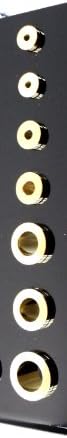 flevado Tunnel Piercing Plug, Plug Tunnel Earrings Earring Smal Golden Colour Made Of Metal - Gold -