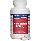 Vegetable Sterols 800mg - 4 Month Bottle! - Vegan Friendly - 120 Tablets - SimplySupplements
