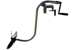 ghtmarrine Moteur hors-bord à main Hélices de bateau à main moteur de pêche à la traîne pour bateau pneumatique Hélice manuelle