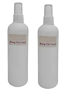 Ekon Pack of 2 PCB Cleaner Soldering Removing Flux Cleaning Liquid Spray for Mobile Laptops LCD LED PC Motherboard PCB Circuits Screens Glue Residue Remover Household Products (100ml Each)
