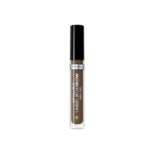 L'Oréal Paris Unbelievabrow, Gel per Sopracciglia a Lunga Tenuta Waterproof, Colore: 8.0 Light Cool Blonde, 3.4 ml