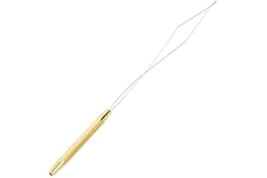 Troutflies UK Fishing Accessories Fly Tying Tool, Bobbin Threader, Brass Handle, Fine Wire Trace, 14cm, 1 Piece, Trout
