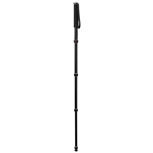 Hama 00004267 monopod para cámara - monopods para cámaras (Aluminio, Negro, 1/4