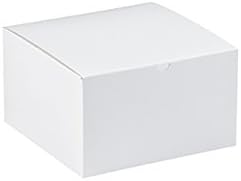BridalSource 9" x 9" x 5 1/2", White, 1 Cake Box
