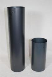 Ofenrohr Rauchrohr 100mm 1,0m x 0,5mm gebläut Kaminrohr