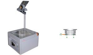 Anders + KERN ak1711 proyector suspendido ECOLUX 40 Silent