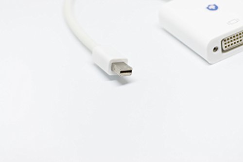 [30 Tage Garantie] Active mini DP zu DVI Adapter, Thunderbolt zu DVI 24 + 5 Stecker zu Buchse Adapter, Unterstützung Eyefinity Technologie & 4 K Auflösung - 3