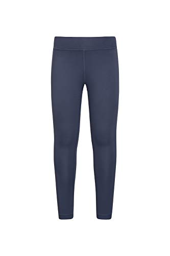 Mountain Warehouse Legging Enfants Toucher Doux Flick Flack - Taille mi-Haute, Longueur entière, Absorption de Transpiration - Gym, Yoga, Danse, Course