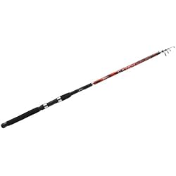Mitchell - Caña de pesca de lanzado ( spinning, telescópico, 7 pies (2,13 m) ), color negro / rojo, talla UK: 7 Ft