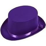 Purple Top Hat - Willy Wonka - Charlie and the Chocolate Factory Style Fancy Dress Item