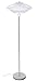 Price comparison product image White Modern Floor Lamp Poul Henningsen Style Metal Shade Glossy Home Lighting
