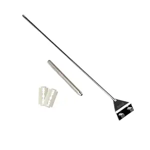 BURAQ Aquarium Cleaner Removing Stainless Steel 18 inch Glass Cleaning Scraper Accessories kit Tools for Fish Tank, Planted Tanks, Moulded Aquarium Tank (Fish Tank Scrubber), 1 Piece