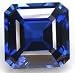 Certified Natural Square Blue Sapphire (Neelam Choki) 9.25 Ratti or 8.41 Carat With Certificate -A14925 RS.2350.00