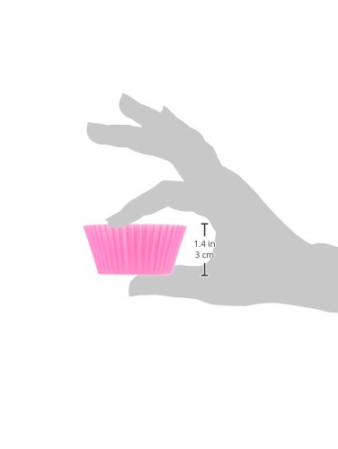 AmazonBasics – Wiederverwendbare Backförmchen aus Silikon, 24er-Pack - 7