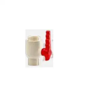 Sri Durga Sanitary & Paints CPVC Pipe Fittings and Joints (Pack of 1) Ball Valve 2 inches | 02 Box- 14 pcs