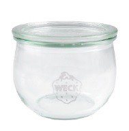 Weck - Glas in Tulpenform 0,5l Rundrand 100 mit Deckel - 6-teilig/1St