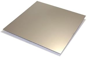 THE MULTI METALS SHOP Aluminium Sheet plate 0.5mm, 0.9mm, 1.2mm, 1.5mm, 2mm and 3mm aluminium sheet in a wide range of sizes (1, 1.2mm-300mm x 300mm)