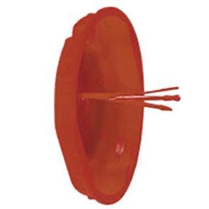 Preisvergleich Produktbild 10 Stück Signaldeckel, Ø 70 mm, rot